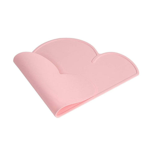 AussieSuperStore Homeware Supplies Food Grade Silicone Slip Resistant Cloud Place-mat Food Silicone Slip Resistant Cloud Place-mat for Baby/Kid/Children CBCLOUDMATPNK
